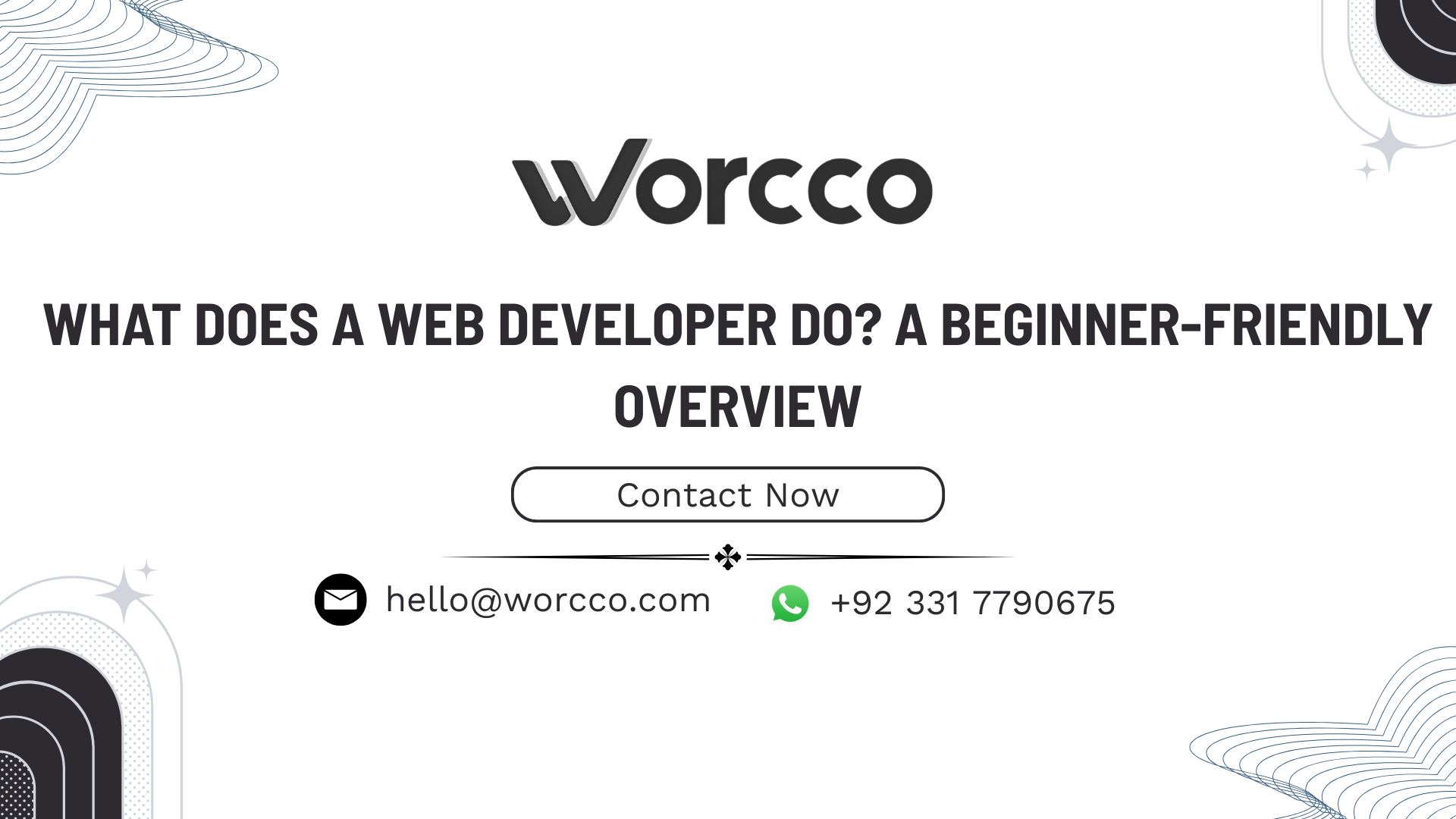 What Does a Web Developer Do? A Beginner-Friendly Overview